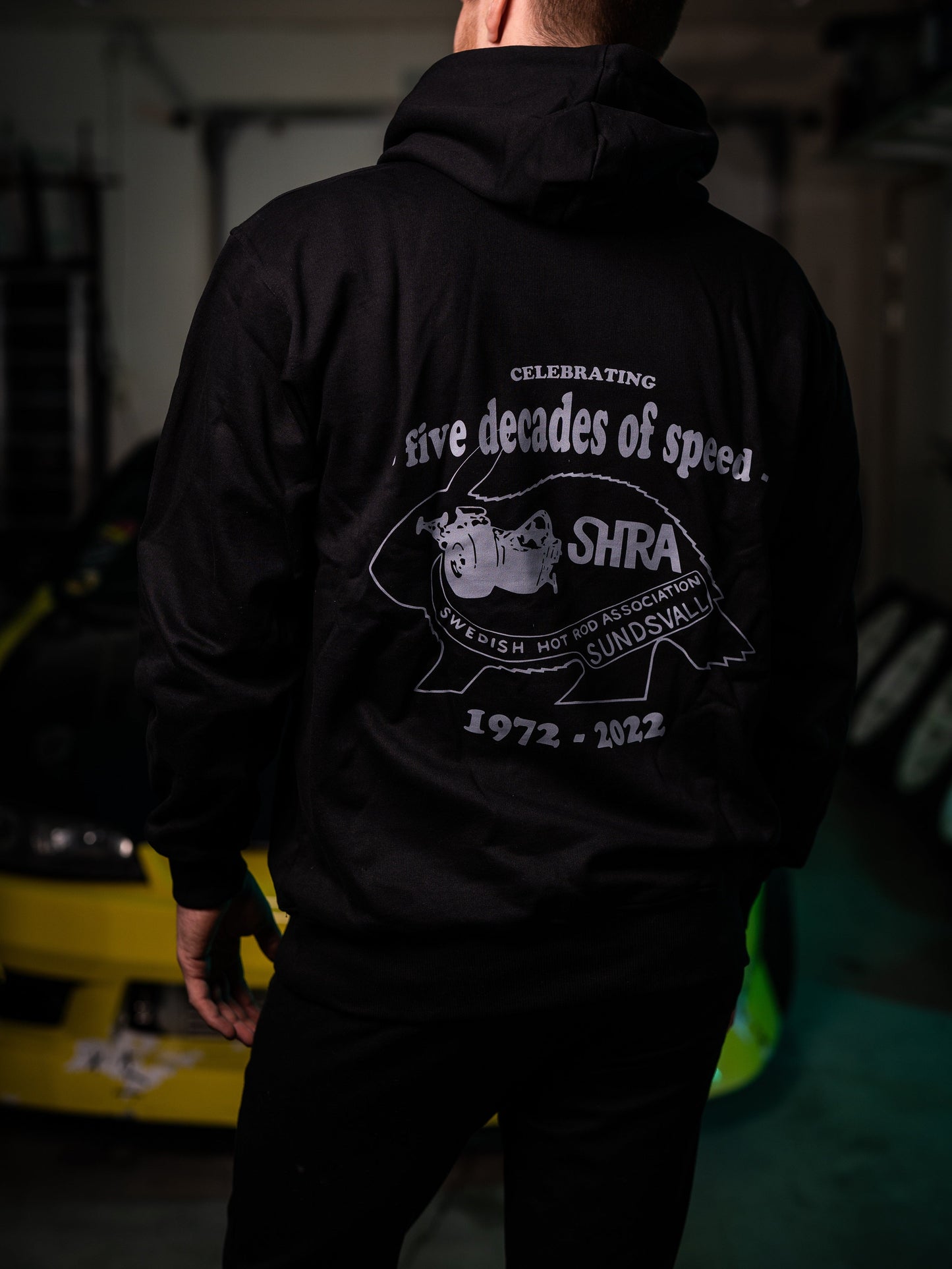 SHRA 50år HOODIE - MED DRAGKEDJA
