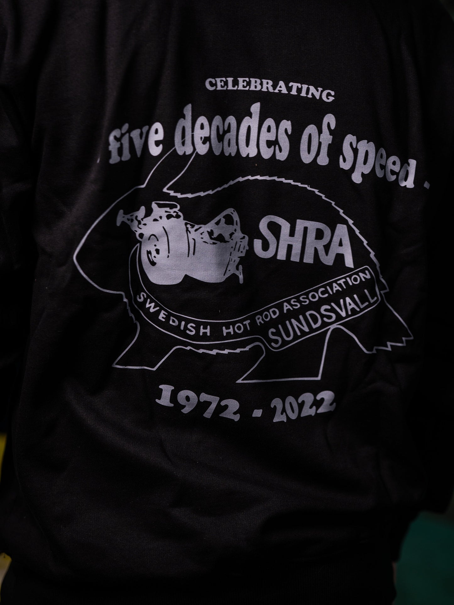 SHRA 50år HOODIE - MED DRAGKEDJA