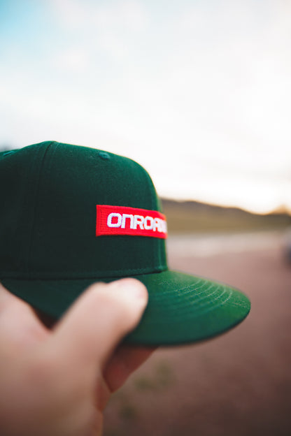 Onroaders Snapback Bar Logo Green