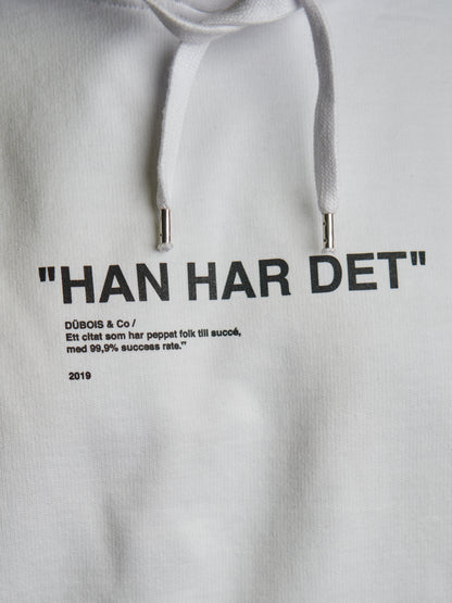 "HAN HAR DET" Hoodie - White Edition