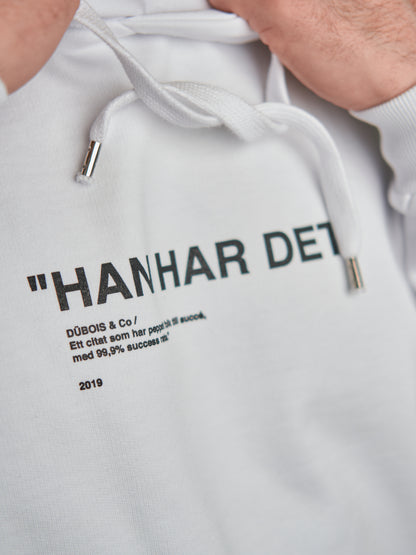 "HAN HAR DET" Hoodie - White Edition