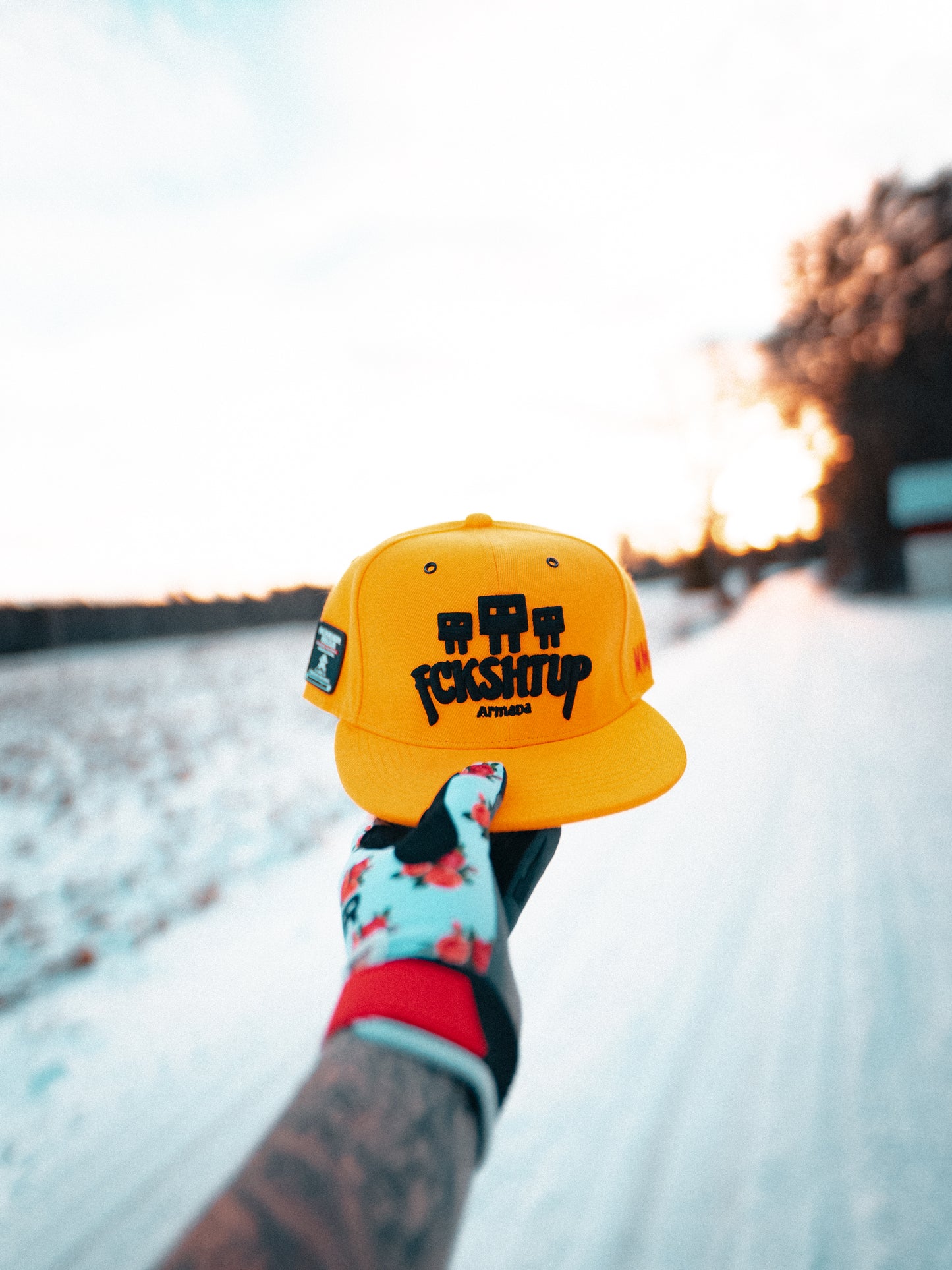 Roaderwear Snapback Fckshtup Armada Yellow