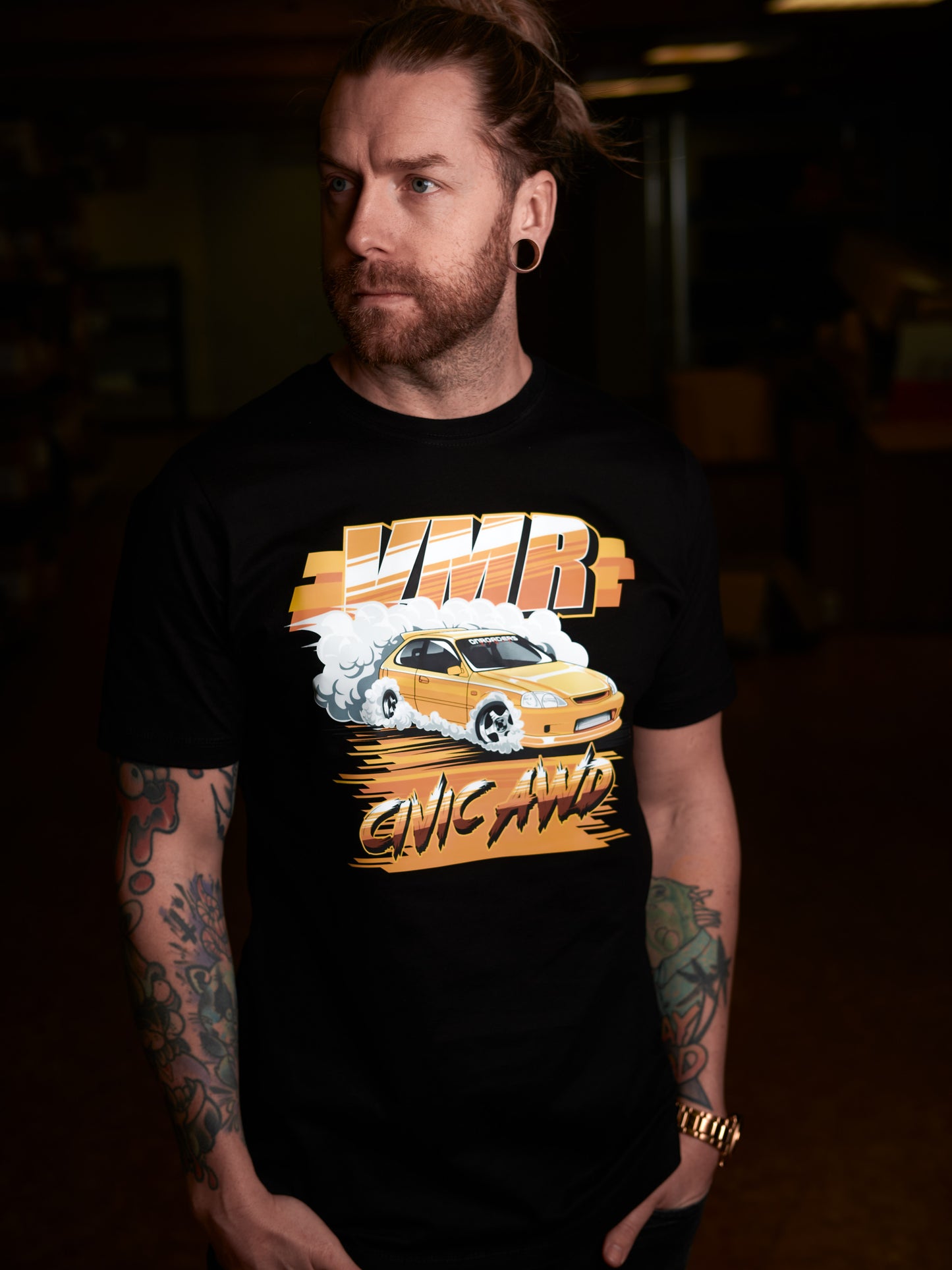THE VMR CIVIC AWD BLACK TEE