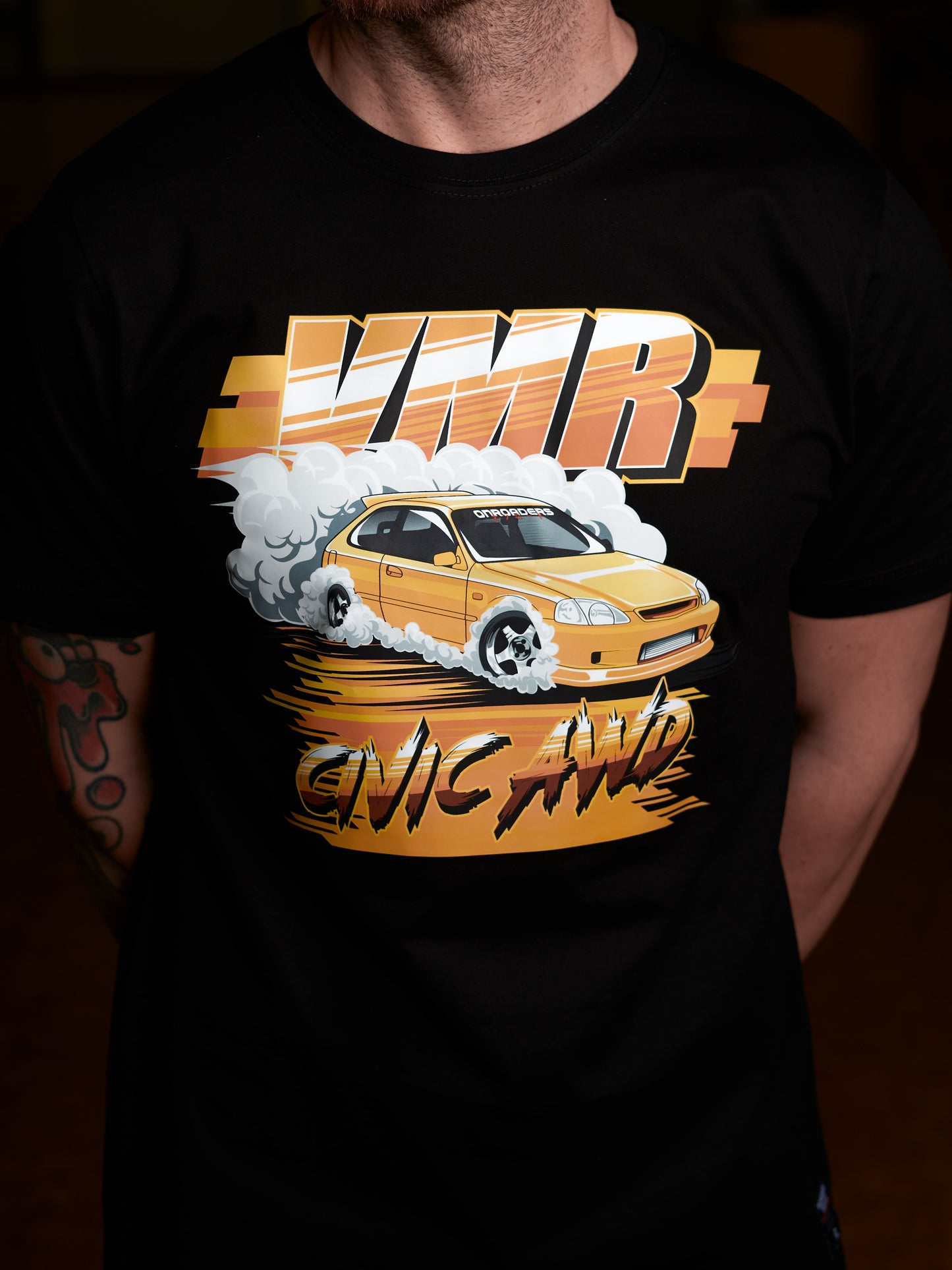 THE VMR CIVIC AWD BLACK TEE