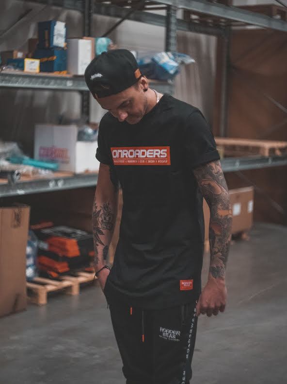 Onroaders Classic Fit Black Tee