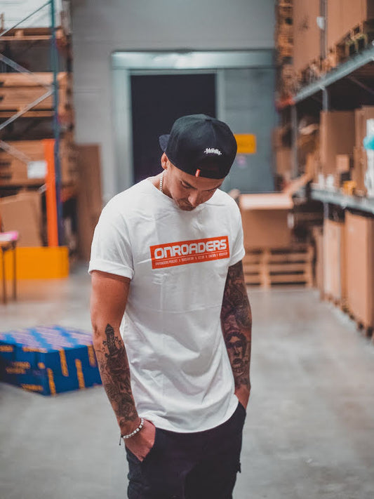 Onroaders Classic Fit White Tee
